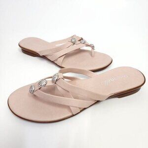 Toscanella Sandals Size 10 Womens Pink Summer Sandal Made In Italy​​